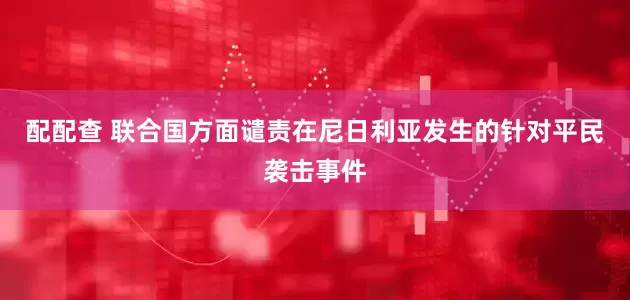 配配查 联合国方面谴责在尼日利亚发生的针对平民袭击事件